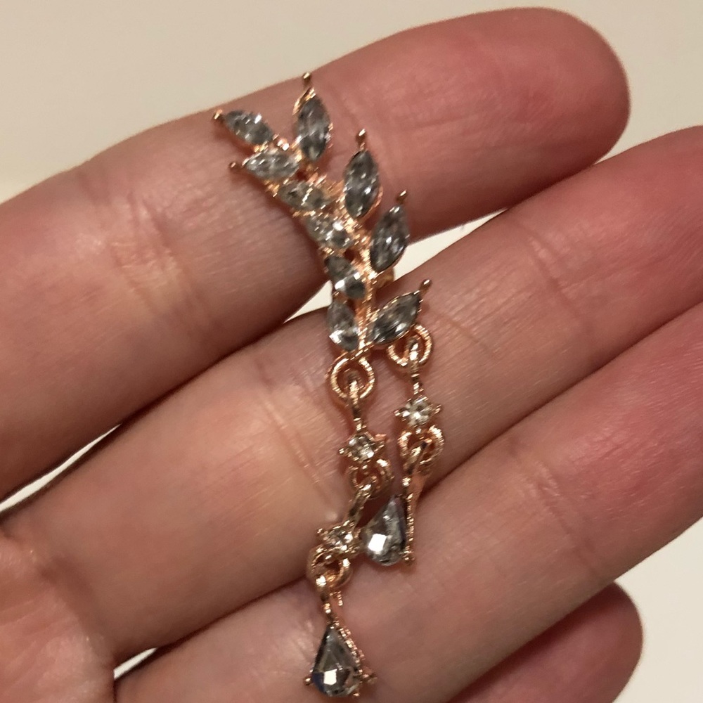 LAST ONE ☝️-Vine Crawling Earring with Dangles - Picture 3 of 5